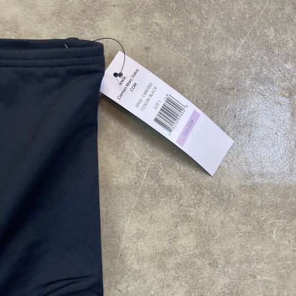 Carmen Marc Valvo Swimwear Womens‎ Plus 22W Black Resort Beach Basic - Picture 3 of 10